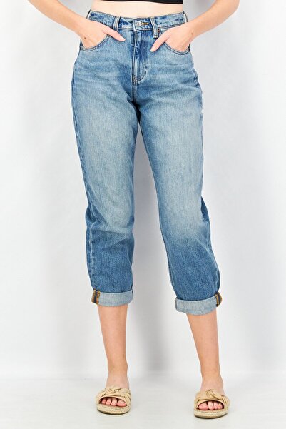 Asos Design Women Petite Wash Non-Stretchable Jaens, Blue