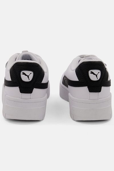 Puma Women Cali Dream Leather Lace Up Sport Shoes, White