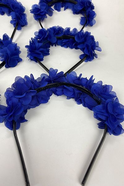 Hayalperest boncuk Laser Cut Flower Patterned 6 Pieces Bridesmaid and Children's Crown - Gift