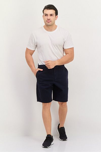 GAP Men Solid Chino Shorts, Navy