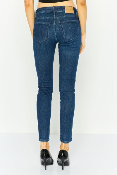 WRANGLER Women Skinny Fit Wash Stretchable Denim Jeans, Blue