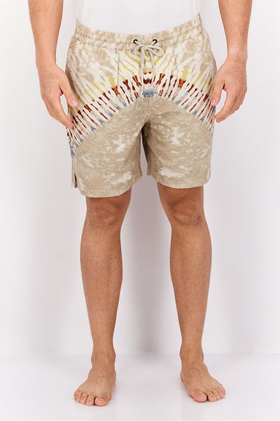 Hurley Men Tie Dye Board Short, Beige Combo