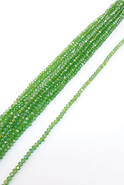 Hayalperest boncuk Кристална мъниста Janjanlı от зелен цвят 6 мм