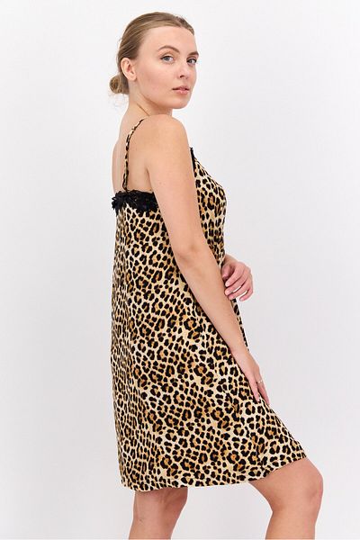 Marilyn Monroe Women Animal Print Sleepwear Dress, Multicolor