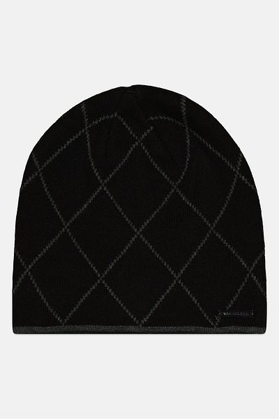VAN HEUSEN Men Plaid Beanie Hat, Black