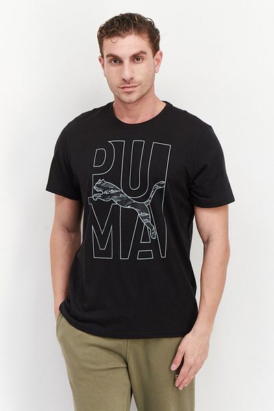 Puma Men Sportswear Fit Short Sleeve Training T-Shirt, Black