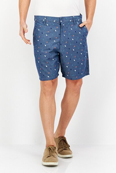 Levi's Men Allover Print Basic Shorts, Blue Combo