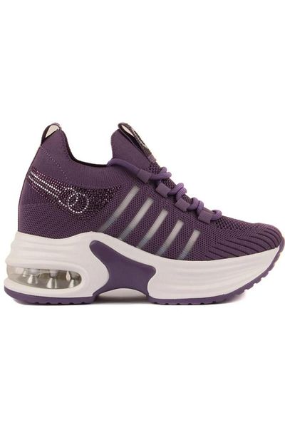 Guja 24y300-14 Pantofi sport pentru femei, cu umplutură ascunsă, cu talpă înaltă, cu piatră