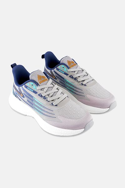 RBX Men Brand Logo Lace Up Training Sports Shoes, Multicolor