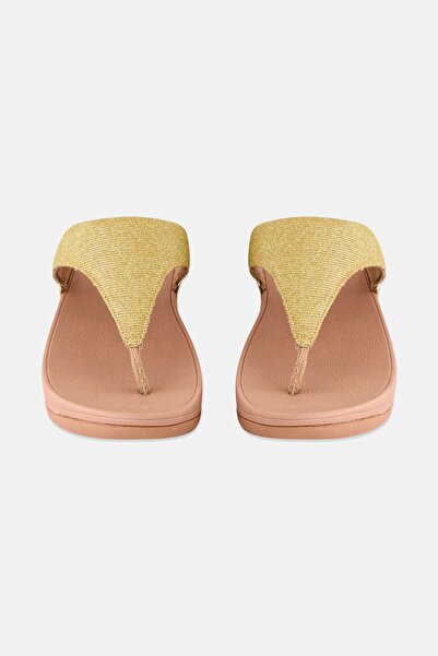 Fitflop Lulu Shimmerlux Toe-Post Sandals - Platino