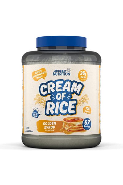 applied nutrition Cream Of Rice, Golden Syrup, 2 Kg, Source Of Energy For Breakfast & Snacks
