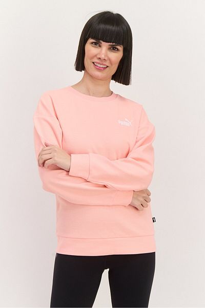 Puma Women Sportswear Fit Long Sleeve Training Sweatshirt, Pink