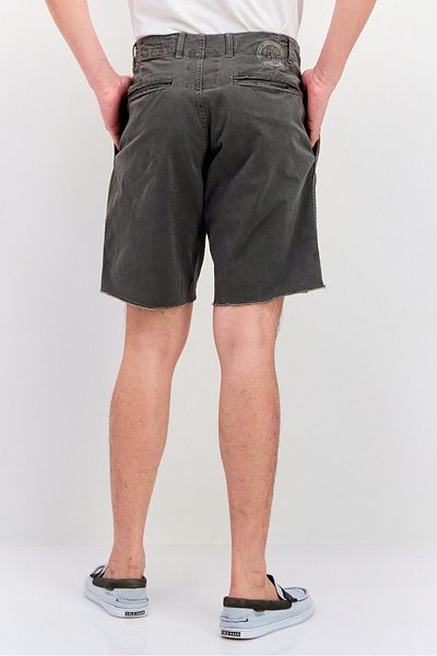 Original Paperbacks Men Plain Cargo Shorts, Dark Grey