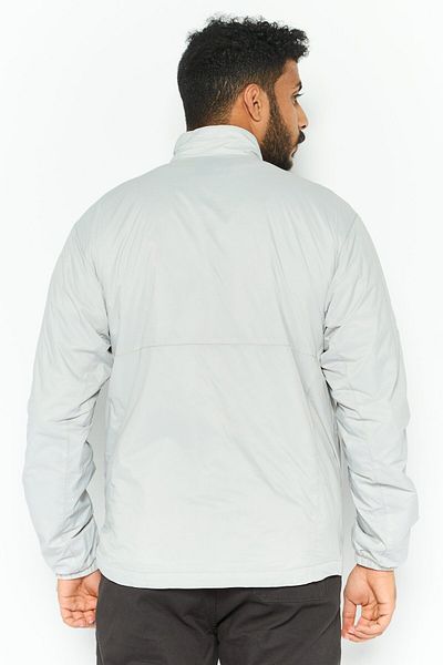 Lyle & Scott Men Brand Logo Packable Windbreaker Jacket, Light Grey