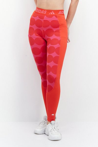 adidas Women Sportswear Fit Training Long Tights, Red