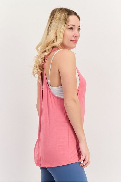 SKECHERS Women Sportswear Fit Sleeveless Outdoor Tank Top, Pink