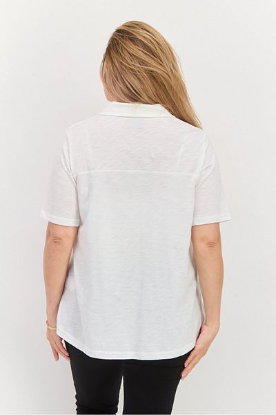 Puma Women Regular Fit Short Sleeve Outdoor Top, White