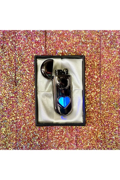 Genel Markalar ÇİFT REZİDANS KALPLİ IŞIKLI ÇAKMAK