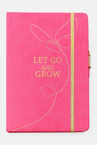 Votum Let Go And Grow Diary With Pen, Pink