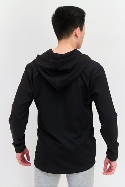 Legend Men Comfort Fit Long Sleeves Training Jacket, Black