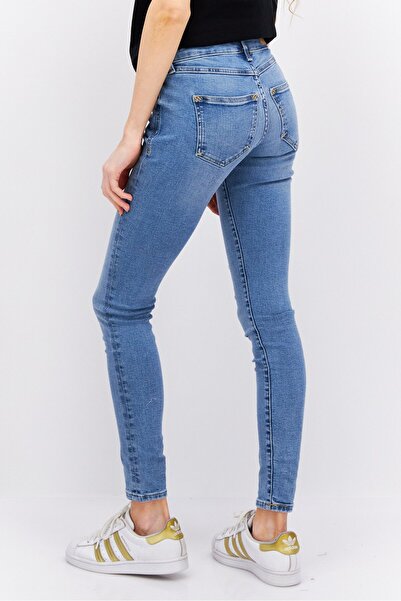 Esprit Women Skinny Fit Light Wash Stretchable Jeans, Blue