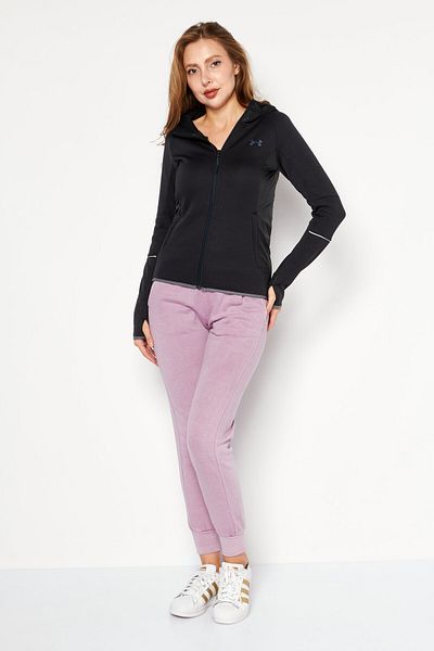 Under Armour Women Sportswear Fit Long Sleeve Training Hoodies, Black