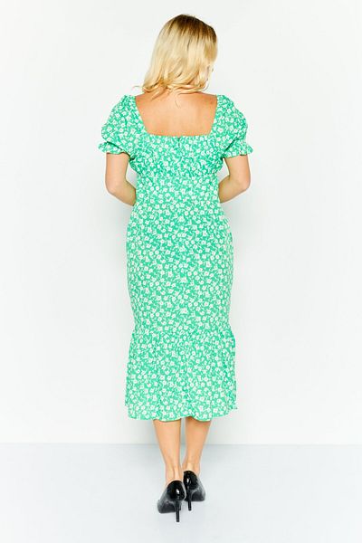 INFLUENCE Women Allover Print Midi Dress, Green