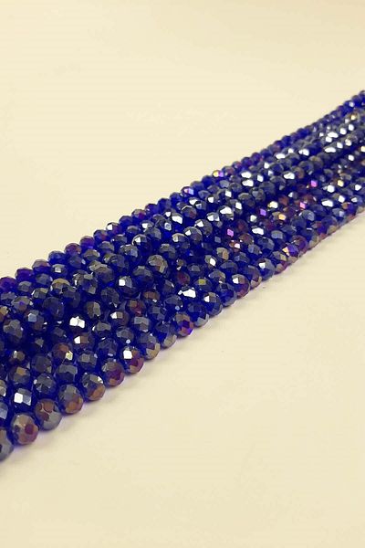 Hayalperest boncuk Saks Blue Crystal Beads 8 Mm