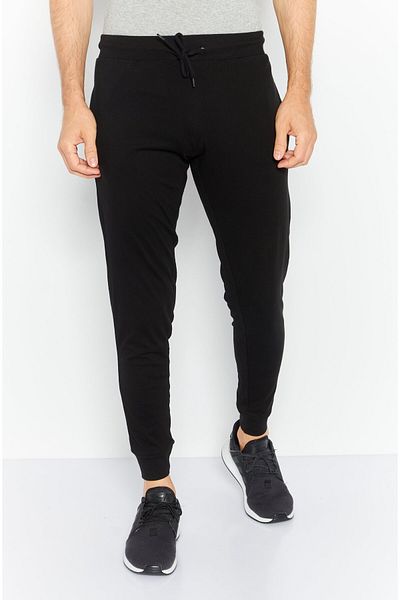 French Connection Men 2 Pack Regular Fit Solid Jogger Pant, Black