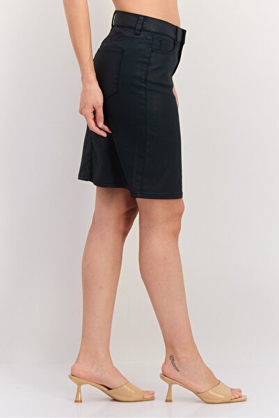 Esprit Women Solid Mini Skirt, Black