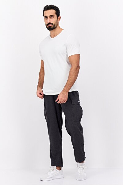 BENCH Men Sportswear Fit Brand Logo Outdoors Sweatpants, Black