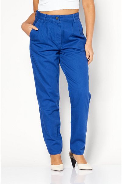 Lacoste Women Regular Fit Soli Denim Jeans, Blue