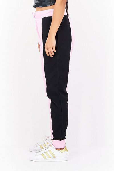 adidas Women Sportswear Fit Brand Logo Training Sweatpants, Pink