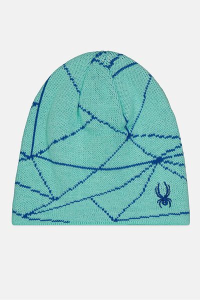 Spyder Kids Boy Brand Logo Beanie, Turquoise