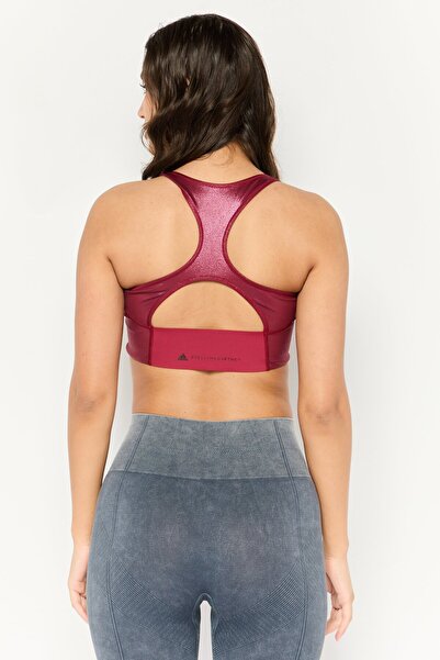 adidas by Stella McCartney Women Sportswear Fit Sleeveless Training Tops, Maroon