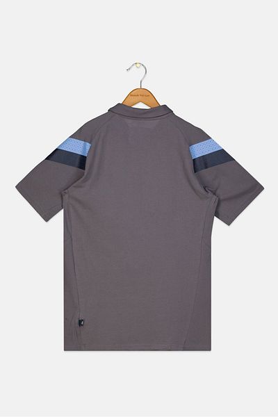 Puma Kids Boy Sportswear Fit Short Sleeves Outdoor Polo Shirt, Grey