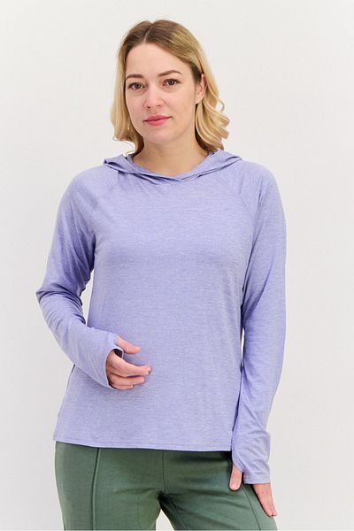SKECHERS Women Sportswear Fit Long Sleeves Training Sweatshirt, Purple