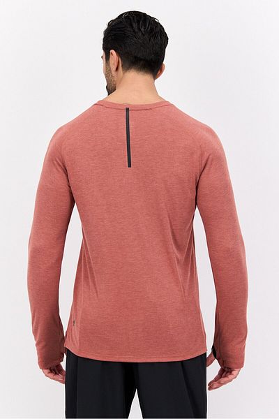 Champion Men Sportswear Fit Long Sleeves Training T-shirt, Rust Heather