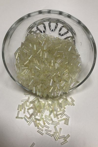 Hayalperest boncuk Ανοιχτό χρυσό ραβδί με κίτρινο σωλήνα 5 mm