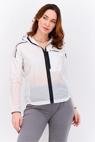 adidas Women Sportswear Fit Long Sleeves Training Jacket, White