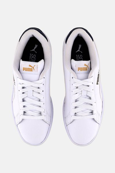 Puma Kids Boy Smash V2 Lace Up Outdoor Shoes, White