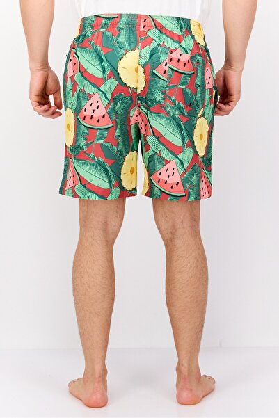 Beach Bros Men Allover Printed Beach Shorts, Multicolor