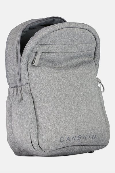 Danskin Men Brand Logo Backpack 42 x H 29 x L 15 x W cm, Heather Grey