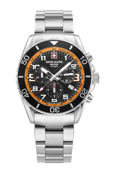 Swiss Alpine Military Mens Watch Swiss Military 7029.9139, Quartz, 42mm, 10ATM