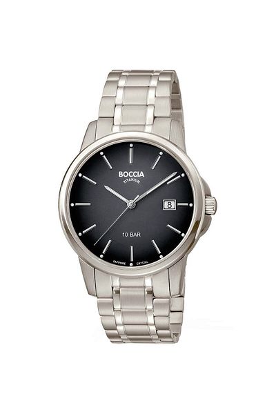 Boccia Mens Watch 3633-07, Quartz, 40mm, 10atm
