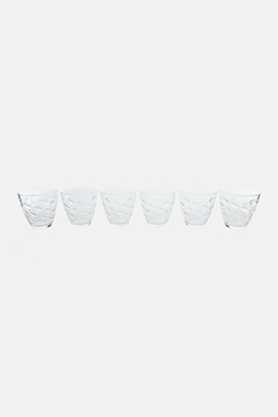 Flora 6 Pcs Bormioli Rocco Rock Bar Stackable Glasses, Transparent