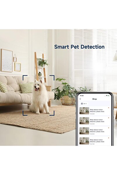 Tenda CP3 Pro 2K 360° Pan-Tilt Indoor WiFi Security Camera