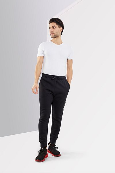 DKNY Sport Men Sportswear Fit Brand Logo Outdoors Jogger Pants, Black