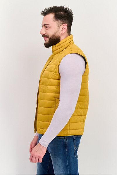 GAP Men Plain Sleeves Jacket, Mustard