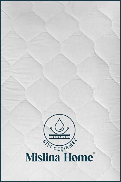 Mislina Home Kapitone Microfiber Fitted Full Kenar Sıvı Su Geçirmez Tek Kişilik Çift Kişilik Yatak Koruyucu Alezi